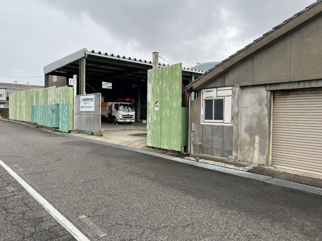 サンドバッグジム新潟の出入口